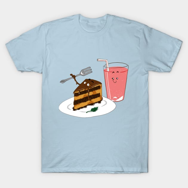 Peanut Butter Choc Cake w/ Kool-aid T-Shirt by ADove11